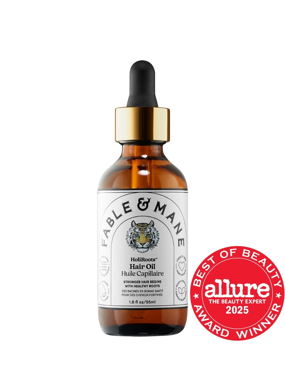 [HAIR] Fable & Mane HoliRoots Pre-Wash Scalp & Hair Treatment Oil 55ml